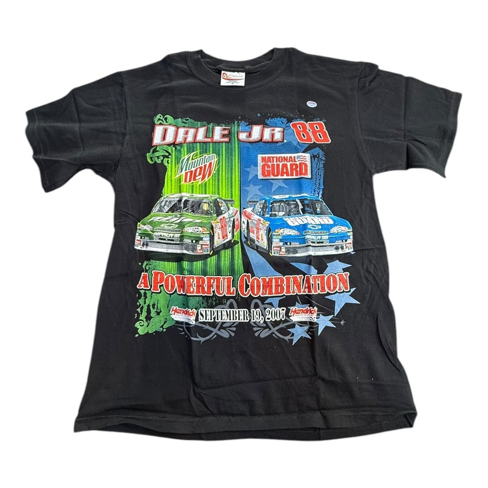 NASCAR #88 DALE EARNHARDT JR "A POWERFUL COMBINATION" SHIRT CHASE Black